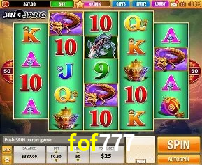 Jackpots e promoções na fof777